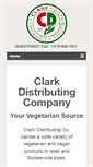 Mobile Screenshot of clarkdistributing.com